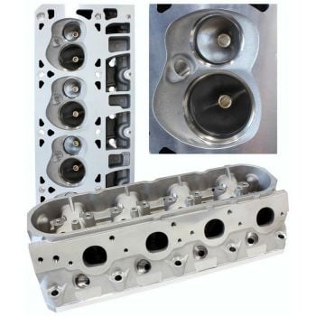 Aeroflow Cast 276cc Cylinder Heads with 70cc Chamber Pair LS3/L92/LSX Rectangle Port 