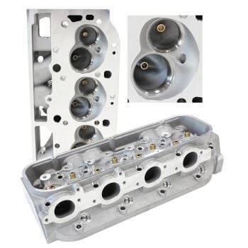 Aeroflow Bare 315cc Aluminium Cylinder Heads with 121cc Chamber Pair