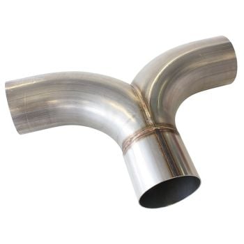 Aeroflow Stainless Y-Pipe 3-1/2in Radius Flow Bend 3-1/2in OD