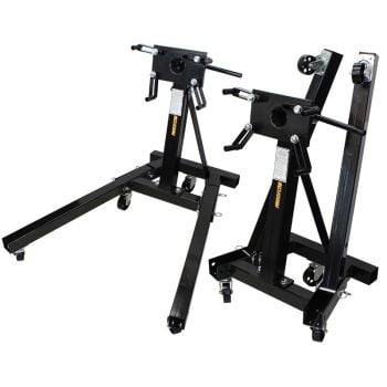 Aeroflow 2000lb. Heavy Duty Foldable Engine Stand With 5 Wheels