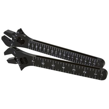 Aeroflow Wheelie Bar and General Purpose Adjustable Spanner Black