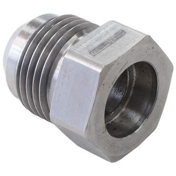 Aeroflow AF999-06SH Steel Hex Weld On Male Bung Suits 3/8 Hard Line -6AN Male