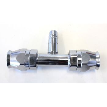 Aeroflow A/C Straight Inline #10 Fitting with Charge Port