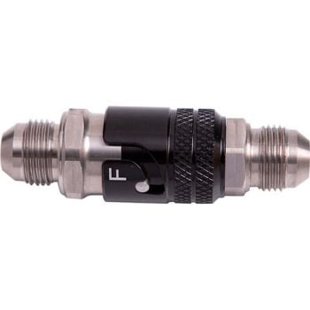 Aeroflow Titanium Quick Release Fitting -6AN Viton SealBlack