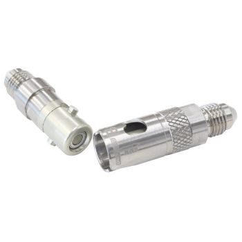 Aeroflow Quick Release -3 EPDM Seal Titanium Small Diameter Dry Break Coupler