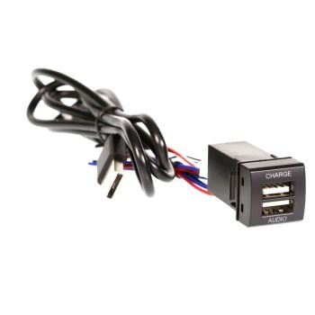 Aerpro APUSBTO5 Dual USB Charge & Sync suit Toyota 23mm x 23mm