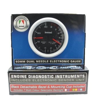Autotecnica DGBE Dual Gauge Boost/EGT 60mm