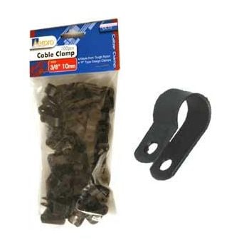 Aerpro CC10 3/8" 10mm cable clamp pk 100
