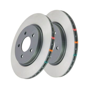 DBA42114 Brake Disc Rotor Pair Plain 4000 DBA