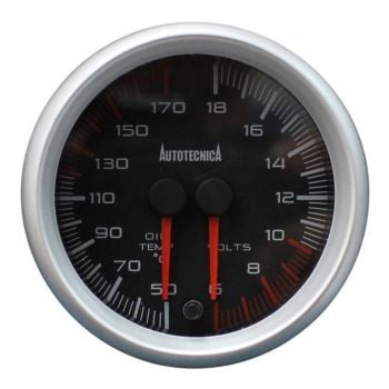Autotecnica DGOV Dual OIL Temp/Volts 60mm