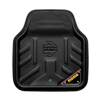 MOMO 3MDBSS Drive Black & Carbon Single Unit Floor Mat