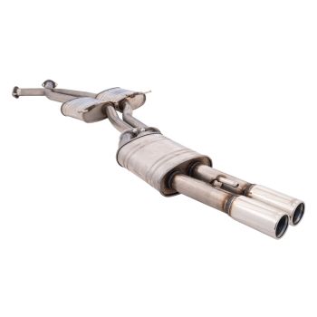 XForce Raw 409 Stainless Steel Twin 2.5 Inch Cat-Back