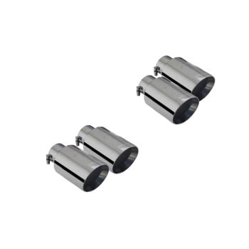 XForce Shadow Black 4 Inch Tips for Quad outlet system