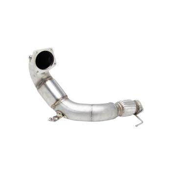 XForce Non-Polished Stainless Steel 4 Inch Dump & Cat Kit