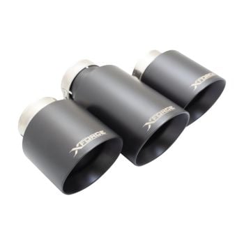 XForce 4 InchAngle Cut Black Tips