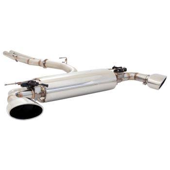 XForce Twin 2.5 Inch to 3 Inch 304 Stainless Steel Cat Back Exhaust System With Varex