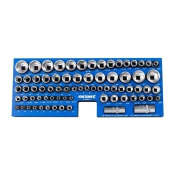 Kincrome 74pc LOK-ON Sockets EVA Tray EVA501T