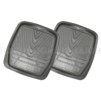4WD Mud Mats Rear Pair - Grey Sunland