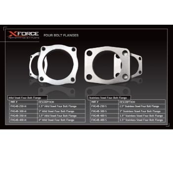 XForce 2.5 Inch Stainless Steel Four Bolt Flange