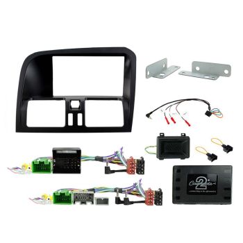 Aerpro FP8564K Black Install Kit suit Volvo XC60 Oem Amplfied