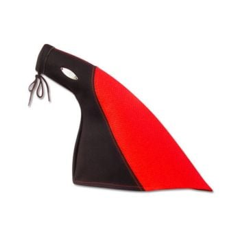 Autotecnica HBC2R Genuine Leather Handbrake Cover Red & Black