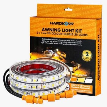 Hardkorr 3 Strip Tri-Colour LED Awning Light Kit HKAWNKIT3