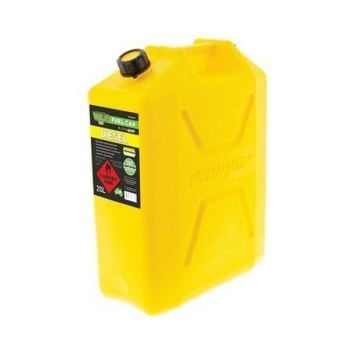 Hulk 4x4 HU0656Y Fast Flow Plastic Fuel Can - Diesel 20 Litre