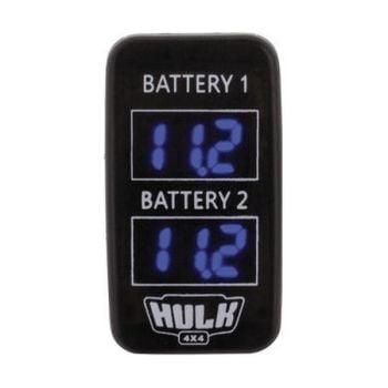 Hulk 4x4 HU1407B Dual DC Voltmeter - Early Toyota applications