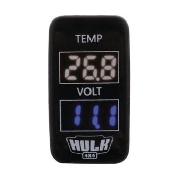 Hulk 4x4 HU1409WB Temperature & DC Voltmeter for Early Toyota applications