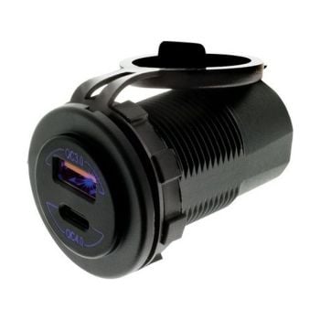 Hulk 4x4 HU6635B Quick Charge QC3.0 & QC4.0 Dual USB Socket