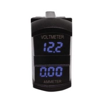 Hulk 4x4 HU6698B Switch Size Dual Voltmeter & Ammeter