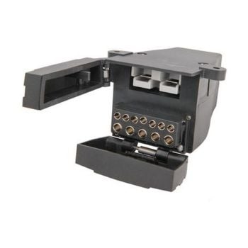 Hulk 4x4 HU7021 12 Pin Flat Trailer Socket With 50A Connector