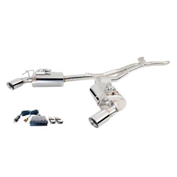 XForce STAINLESS STEEL TWIN 3 Inch CAT-BACK SYSTEM WITH FRONT RESONATORS AND VAREX REAR MUFFLERS