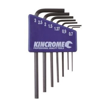 Kincrome Mini Hex Key Set 7pc Metric K5085
