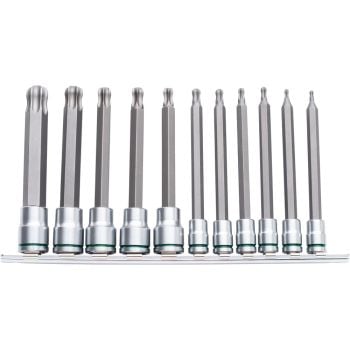 Kincrome Ball-End TORX Socket Set Long Series 11pc 1/4 & 3/8 Drive K5525