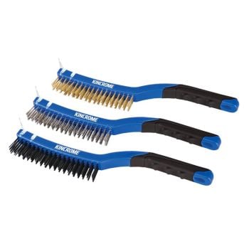 Kincrome Wire Brush Set Large 3pc K6370