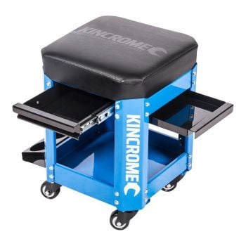 Kincrome Workshop Creeper Seat 2 Drawer Electric Blue K8114