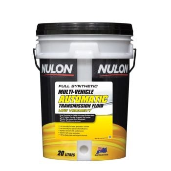 Nulon Full Synthetic Multi-Vehicle Automatic Transmission Fluid Low Viscosity 20L LVSYNATF-20