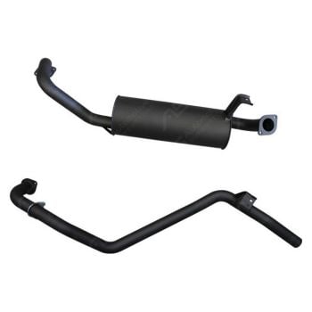 Manta Exhaust FZJ80 Landcruiser 2.5in off Extractors
