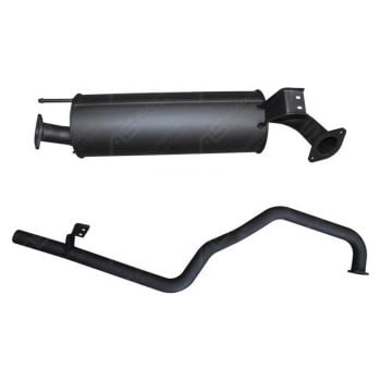 Manta Exhaust FZJ105 2.5in off Extractors Muffler/Tailpipe