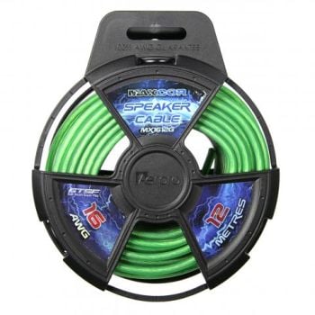 Aerpro MX1612G Maxcor 16awg 12m speaker cable green