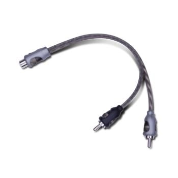 Rockford Fosgate RFIY-1F Twisted Pair Y-Adapter 1 Female To 2 Male