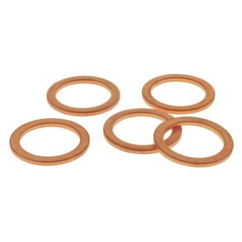 Raceworks Copper Washers ID 10mm OD 16mm T1.5mm 5pk RWF-179-10MM