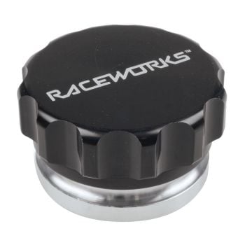 Raceworks Weld on Aluminum Filler with Black Female Cap 2in RWF-460-32-ABK
