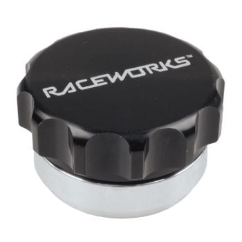 Raceworks Weld on Aluminum Filler with Black Male Cap 1.5in RWF-461-24-ABK