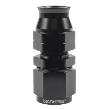 Raceworks Female AN-8 to 1/2in straight Tube Adapter RWF-619-08-08BK