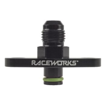 Raceworks Fuel Rail Adapter AN-6 suits Mitsubishi Evo X