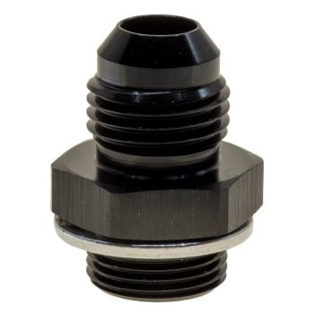 Raceworks Holley & Demon 9/16-24 AN-6 Male Flare Adapter RWF-701-06BK