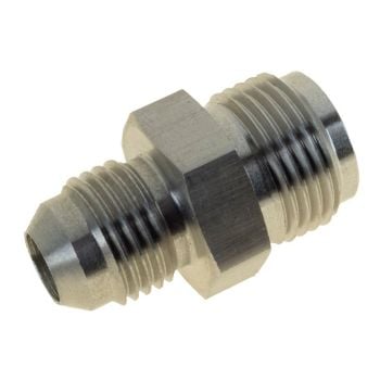 Raceworks Stainless 11/16in-18 Inverted Flare to AN-6 Male Flare Power Steering Adapter RWF-705-06SS