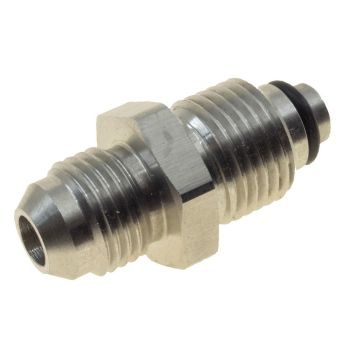 Raceworks Stainless M16 x 1.5 O-Ring Bump Tube to AN-6 Male Flare Power Steering Adapter RWF-741-06SS